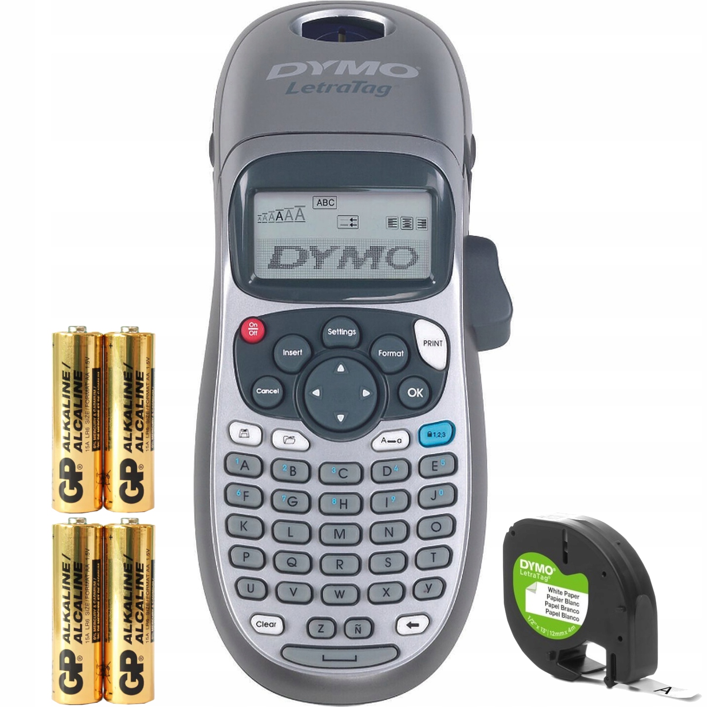 Drukarka etykiet DYMO LetraTag LT-100H SILVER – Idealne rozwiązanie dla domu i biura