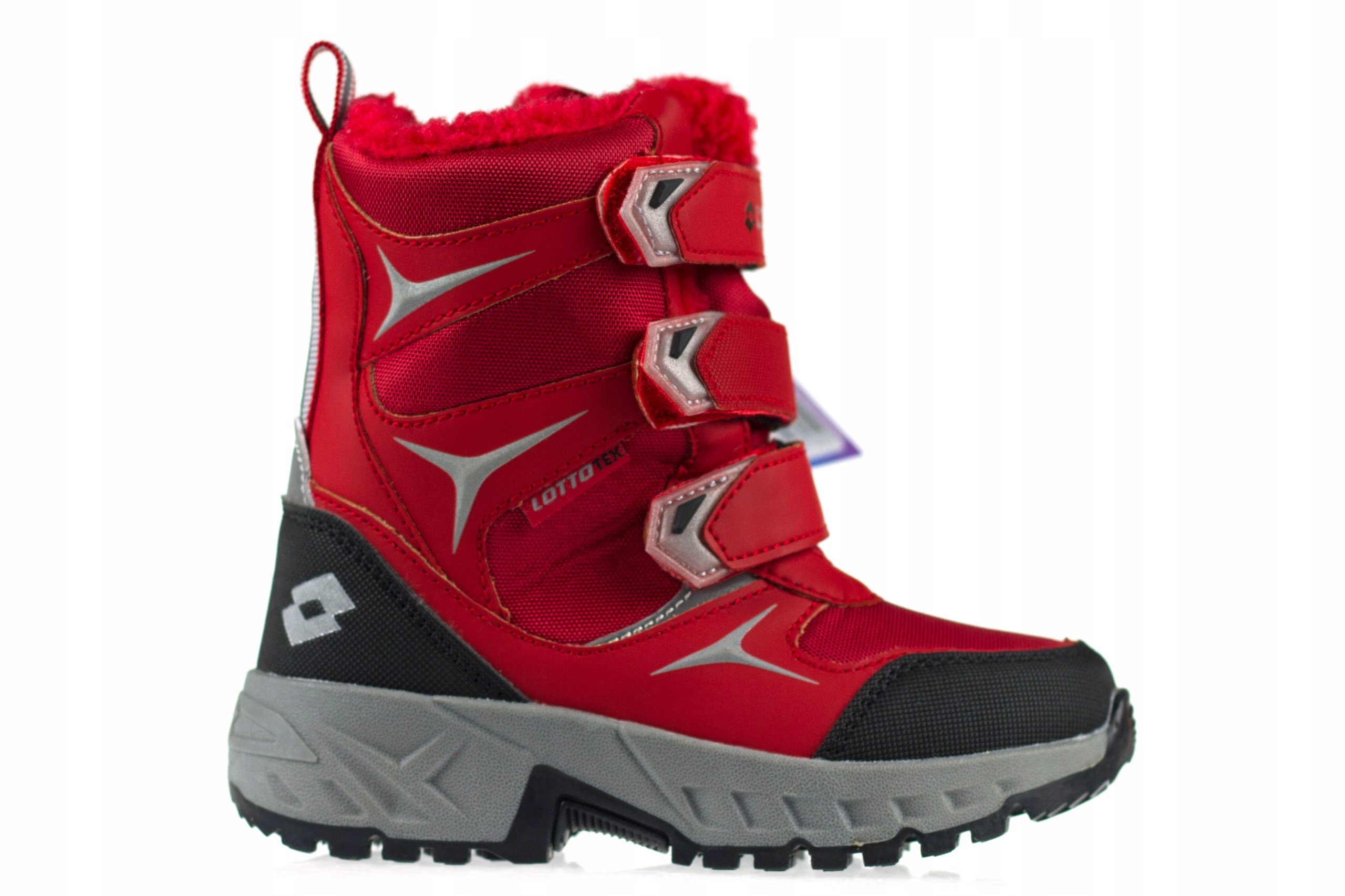 Lotto Pinecreek Tex K 2600550K-3080 Czerwone 29 – Idealne buty zimowe dla dzieci