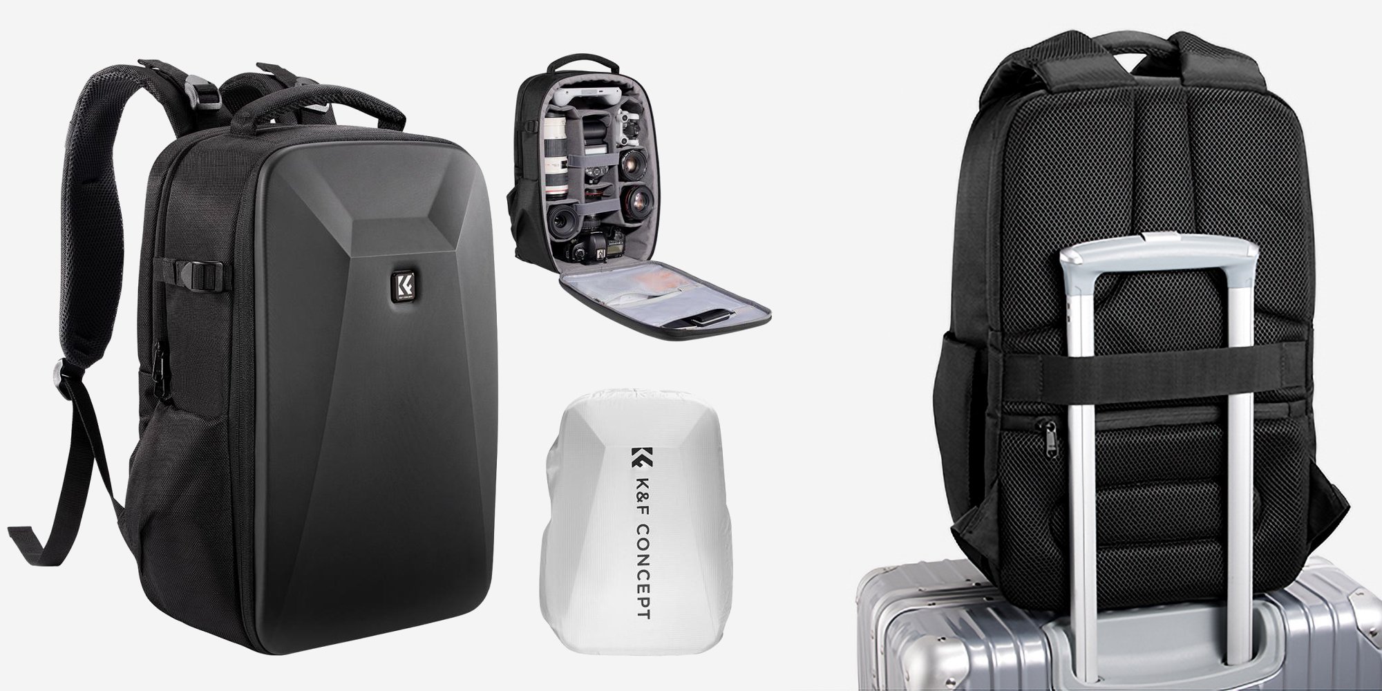 Plecak fotograficzny K&F Concept Nature Wander 22 l - czarny - Ergonomiczny design