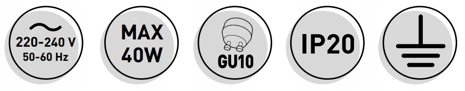 Rodzaj gwintu GU10 – łatwość w wymianie źródła światła