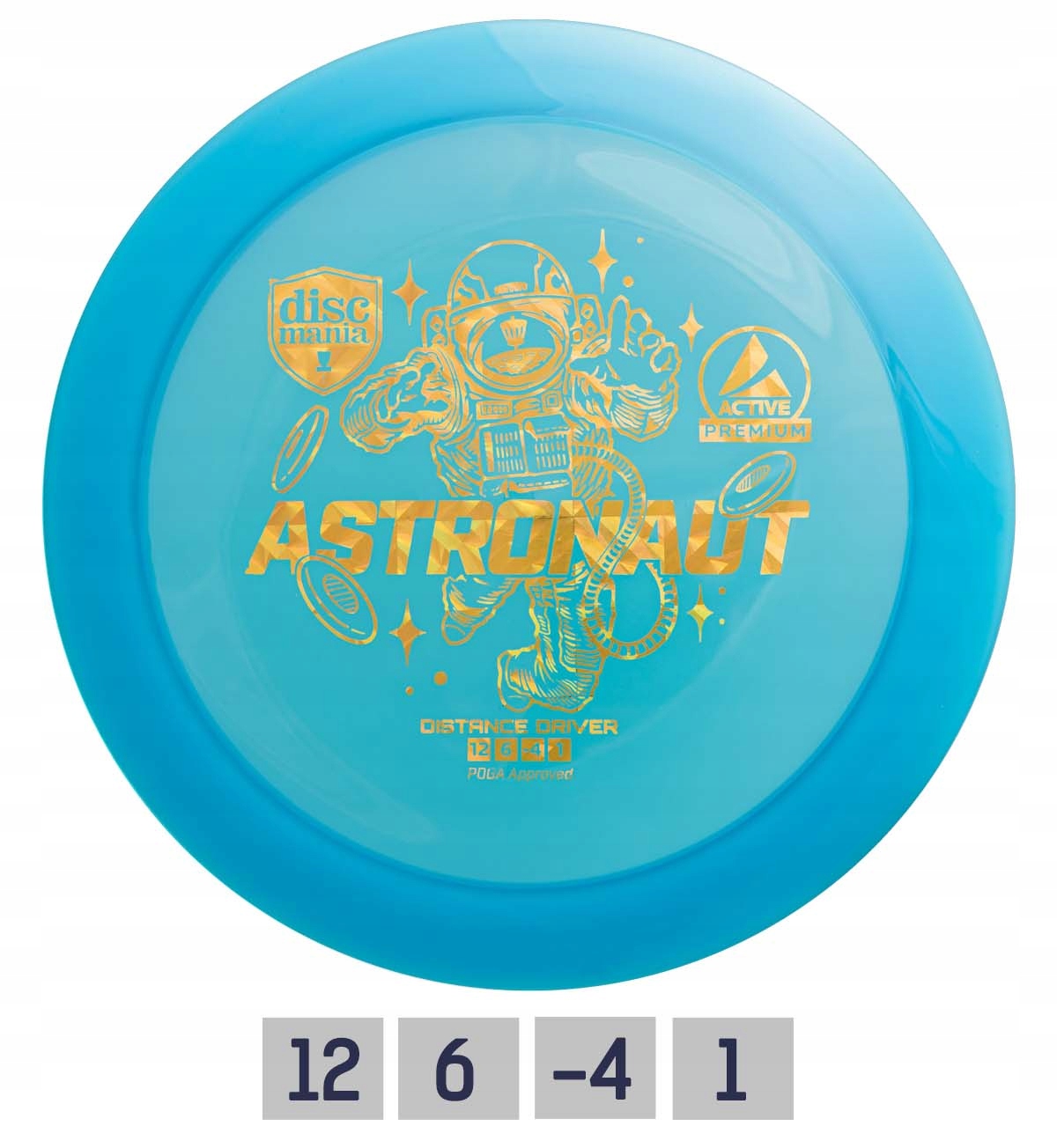 Dysk Discmania Blue Diskgolfo Distance Driver ASTRONAUT Active Premium – Idealny wybór dla każdego gracza