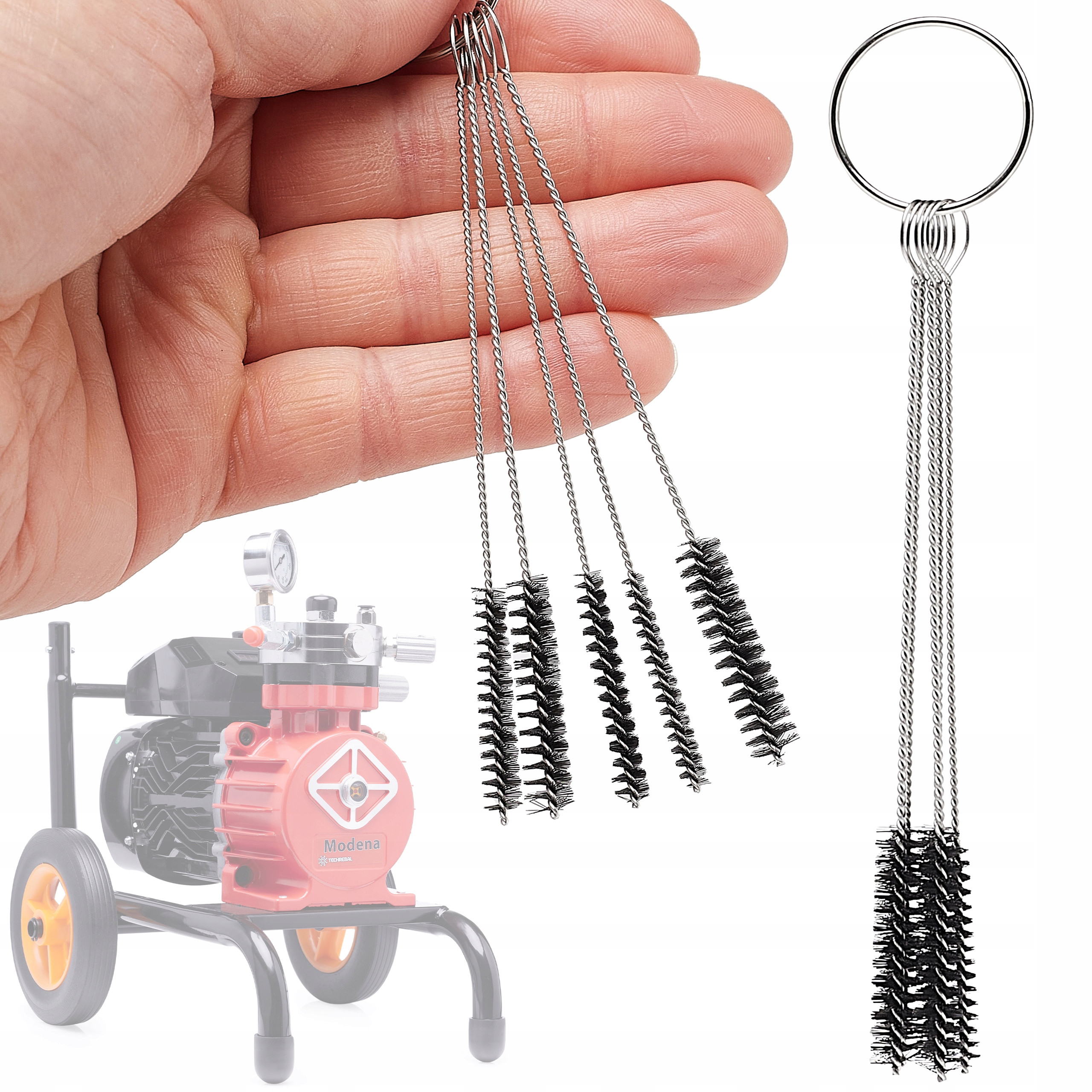 Szczotki Szczoteczki Zestaw Czyszczący do czyszczenia Pistoletu Malarskiego – Idealne rozwiązanie dla Twojego sprzętu