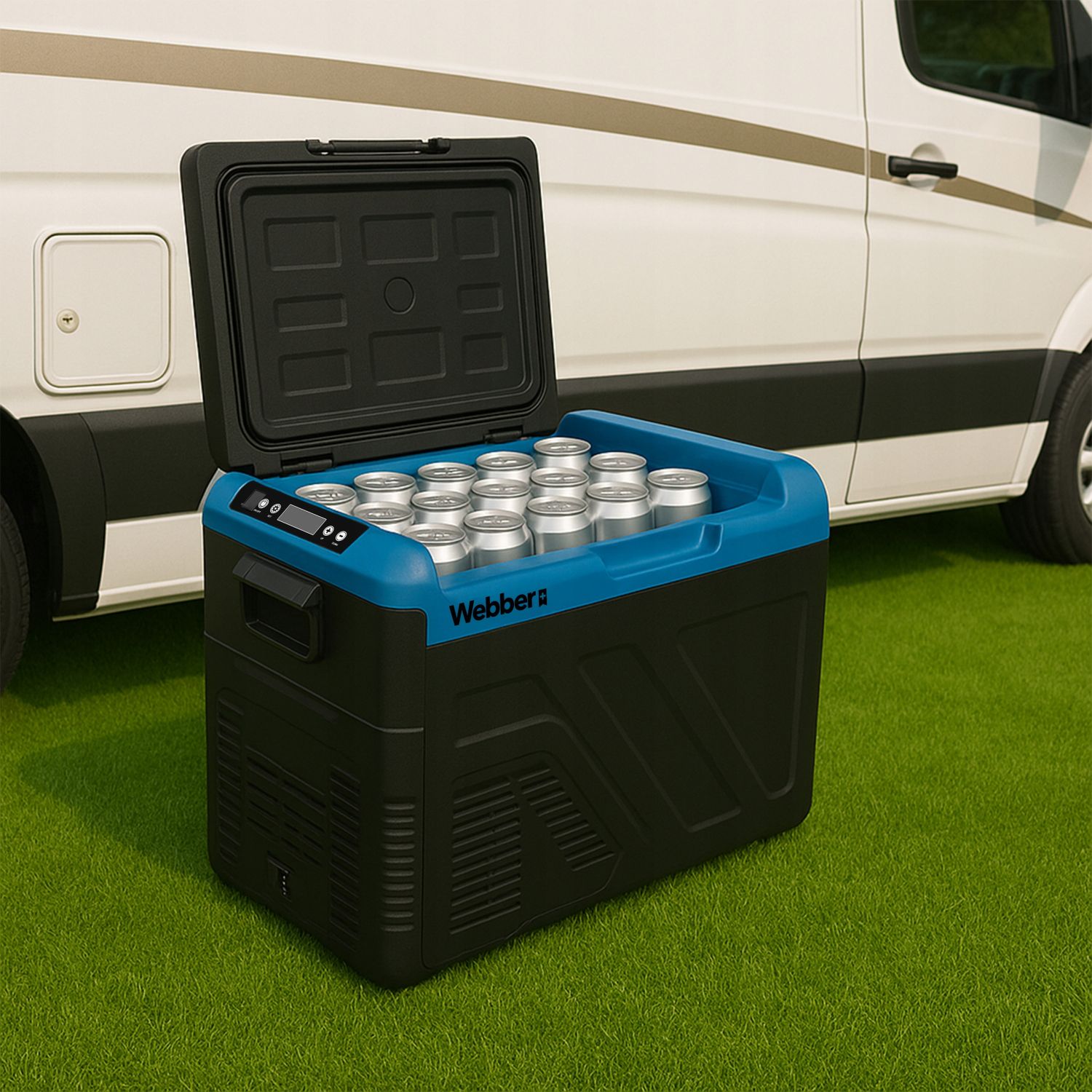 Efektywne chłodzenie od +24 °C do −22 °C – Doskonałe dla mrożonek i leków