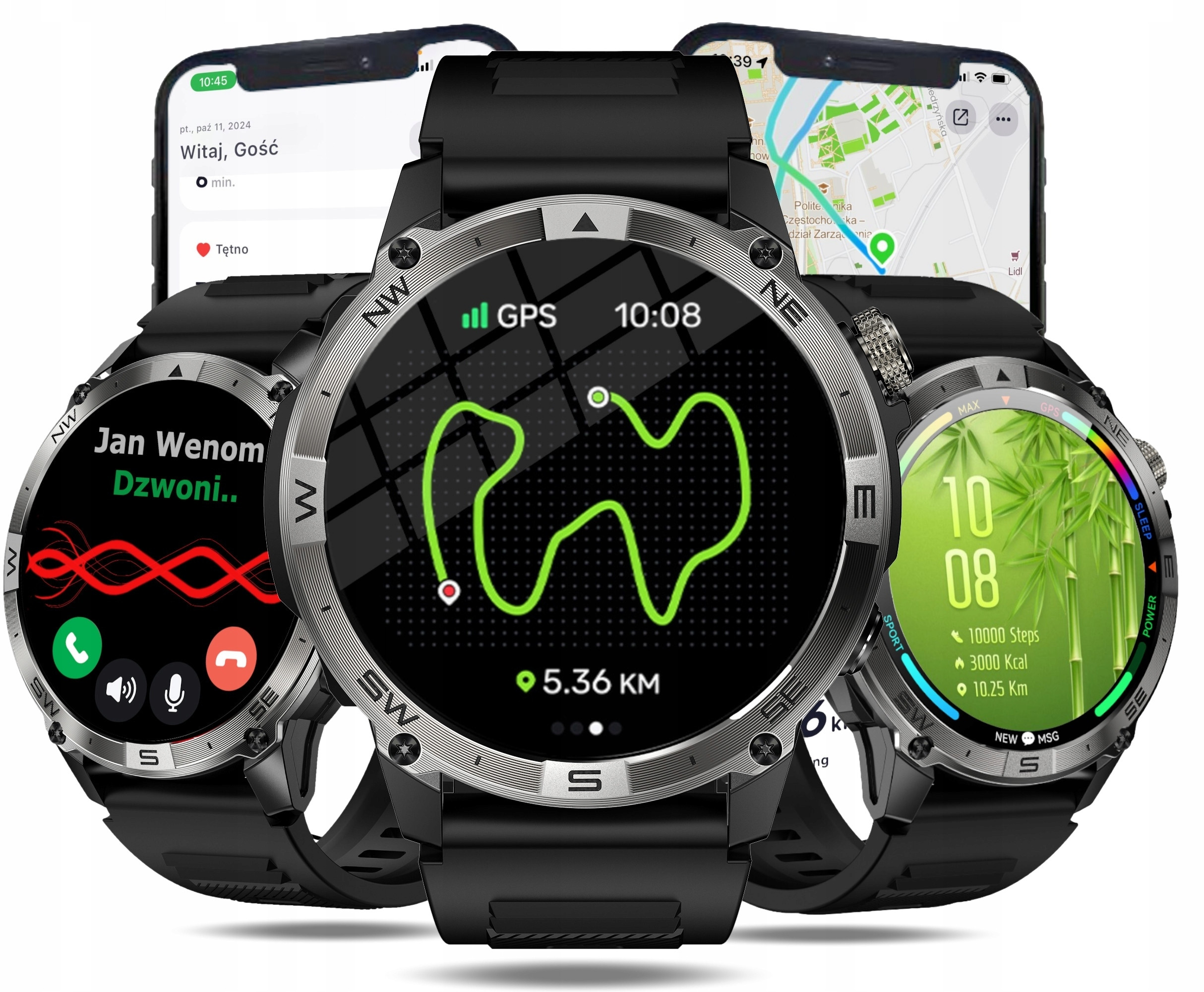 Dodatkowe tryby sportowe i precyzyjny GPS