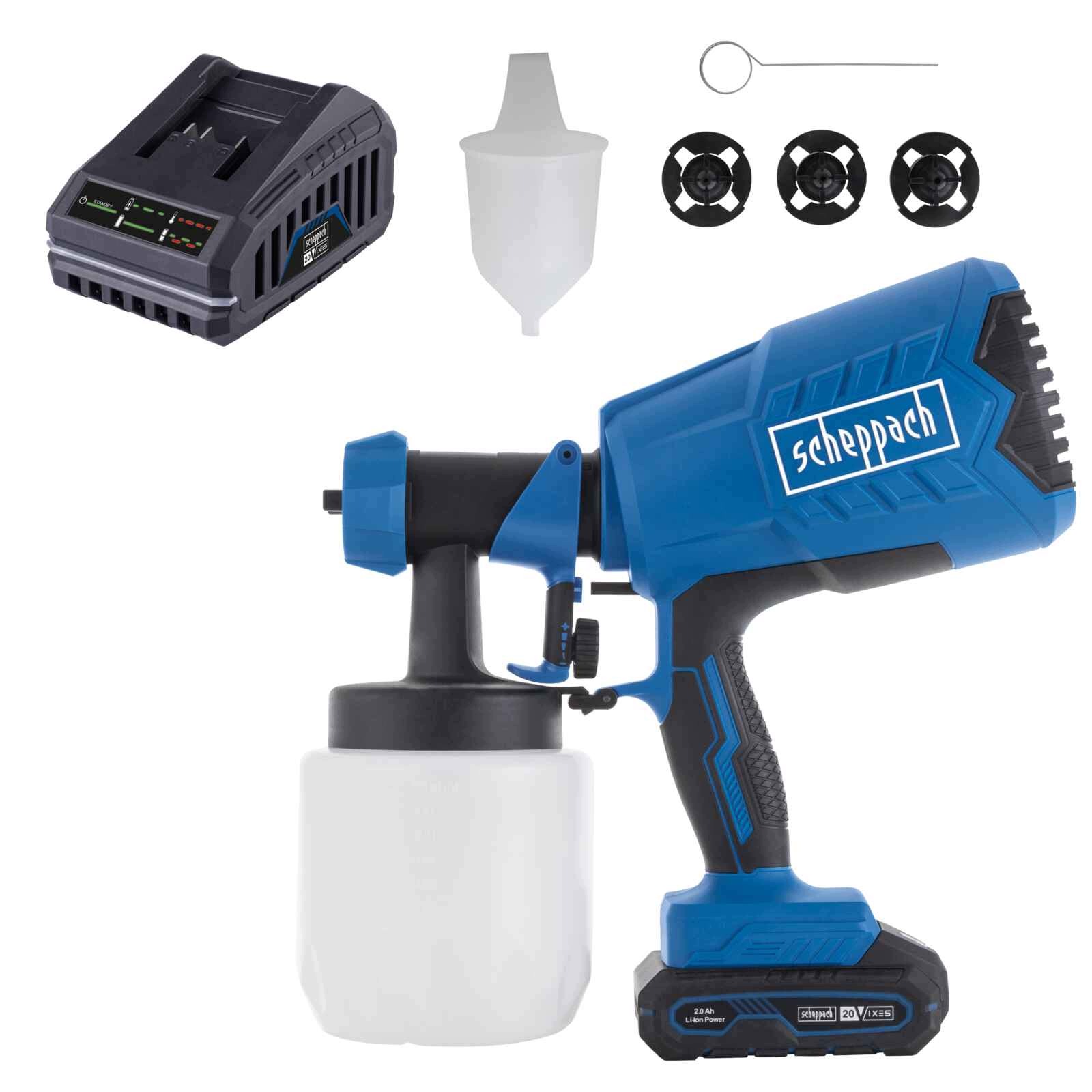 Akumulatorowy system malowania natryskowego C-APS700-X – SET S od Scheppach