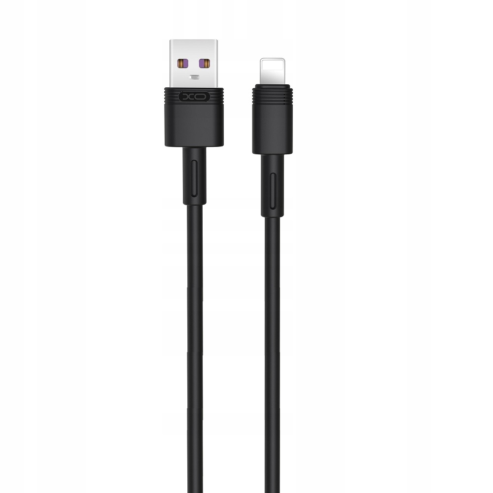 Kabel XO NB-Q166 USB - Lightning 1 m czarny – Szybkie ładowanie i wygoda użytkowania