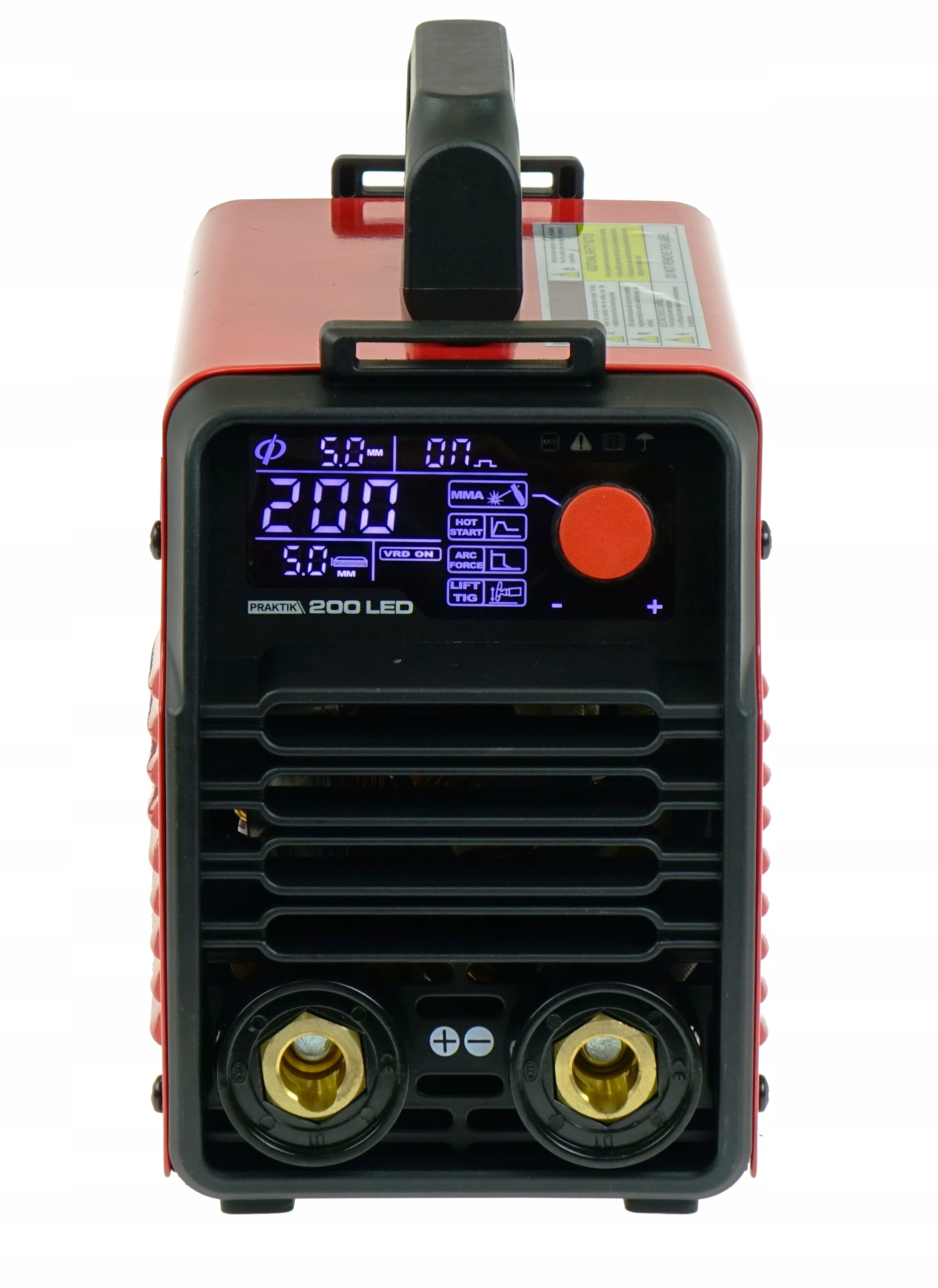 Funkcje ułatwiające spawanie: Hot Start, Anti Stick, Arc Force