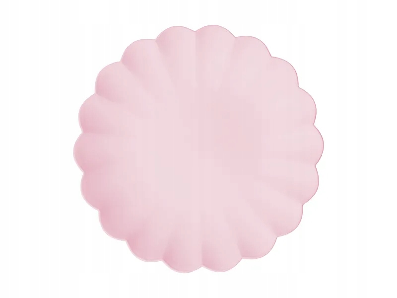 Talerzyki plastikowe różowe 22x22cm – Idealne na każdą okazję