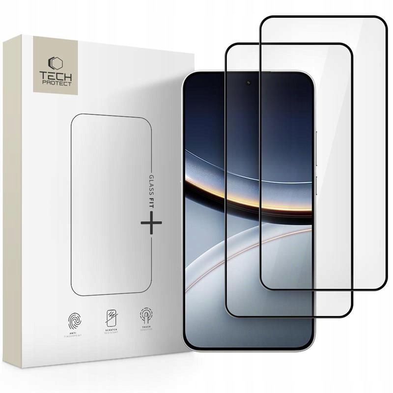 Szkło hartowane Tech-Protect Glass Fit+ Xiaomi Poco F7 5G Black – Ochrona Twojego ekranu
