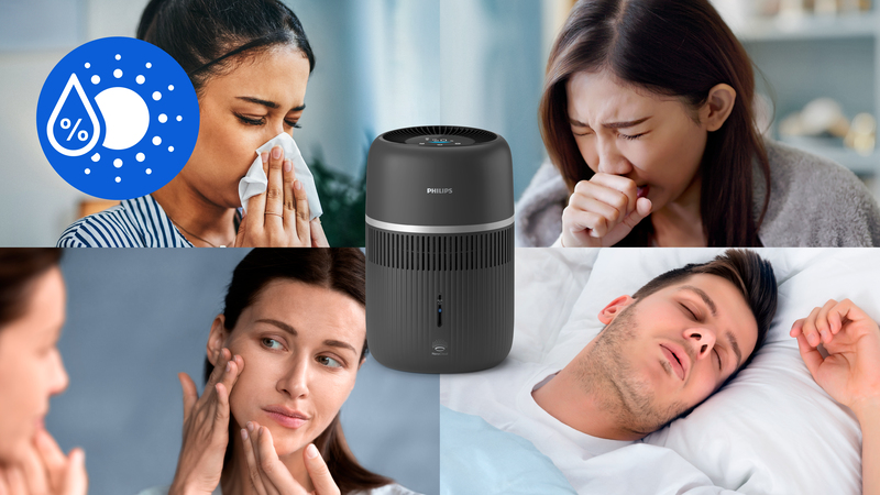 Nawilżacz powietrza ewaporacyjny Philips Seria 4000 HU4210/03
