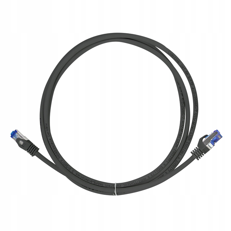 LogiLink C6A023S kabel sieciowy Czarny 0,5 m Cat6a S/FTP (S-STP) – Wysoka jakość połączeń