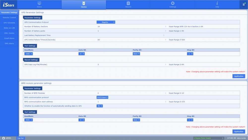 Funkcje monitorowania i zarządzania zasilaczem UPS