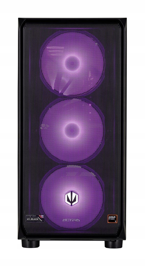 Obudowa Midi Tower z podświetleniem RGB