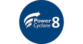 Technologia PowerCyclone 8 oddziela kurz od powietrza
