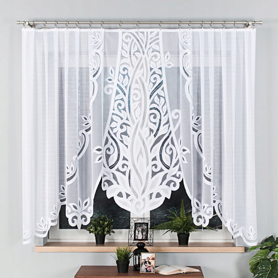 Firanka żakardowa POLA 160 x 300 cm – Elegancja i funkcjonalność w Twoim domu
