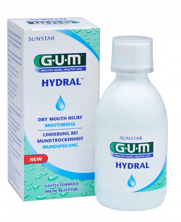 D.GUM PŁYN HYDRAL 300ML – Ulga w suchości jamy ustnej