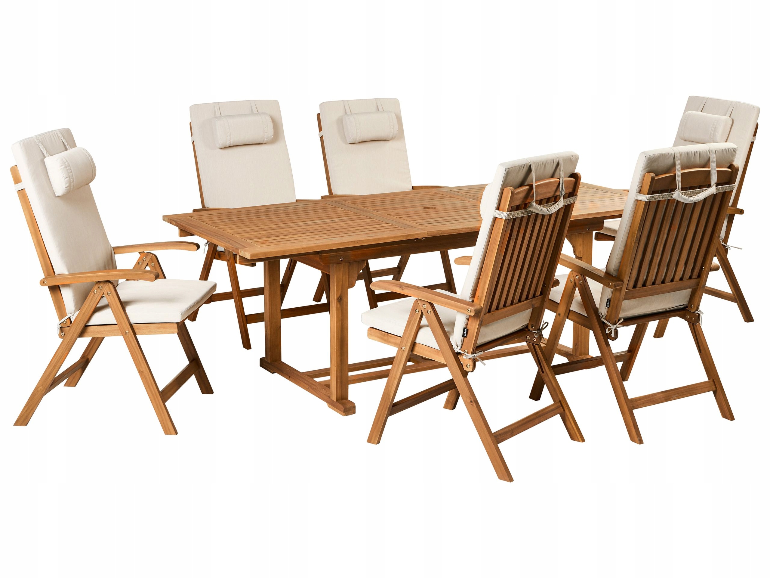 Zestaw ogrodowy dla 6 osób JAVA PREMIUM – Elegancja i komfort w Twoim ogrodzie