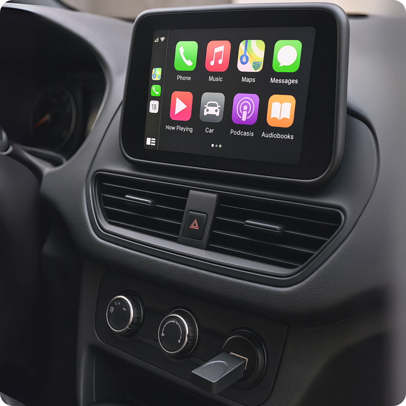 Bezprzewodowe korzystanie z Apple CarPlay i Android Auto