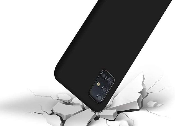 Etui Alogy silikon czarny slim case do galaxy a41