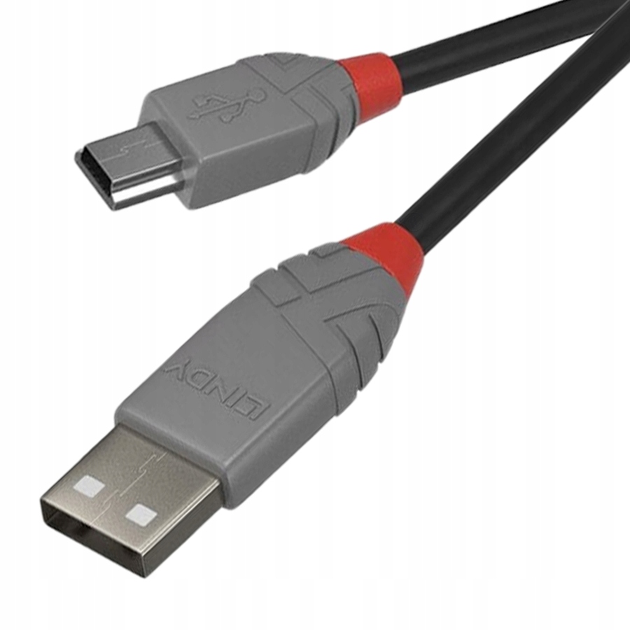 Kabel USB 2.0 A - Mini-B Lindy 36725 – Wysoka jakość i niezawodność
