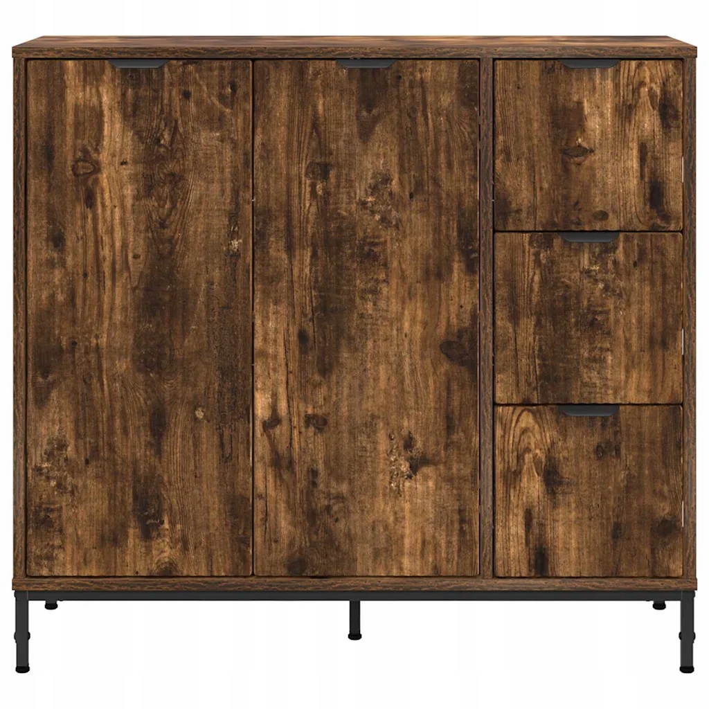 Bufet Dąb wędzony 89,5 x 33 x 82 cm – Elegancja i funkcjonalność w Twoim domu