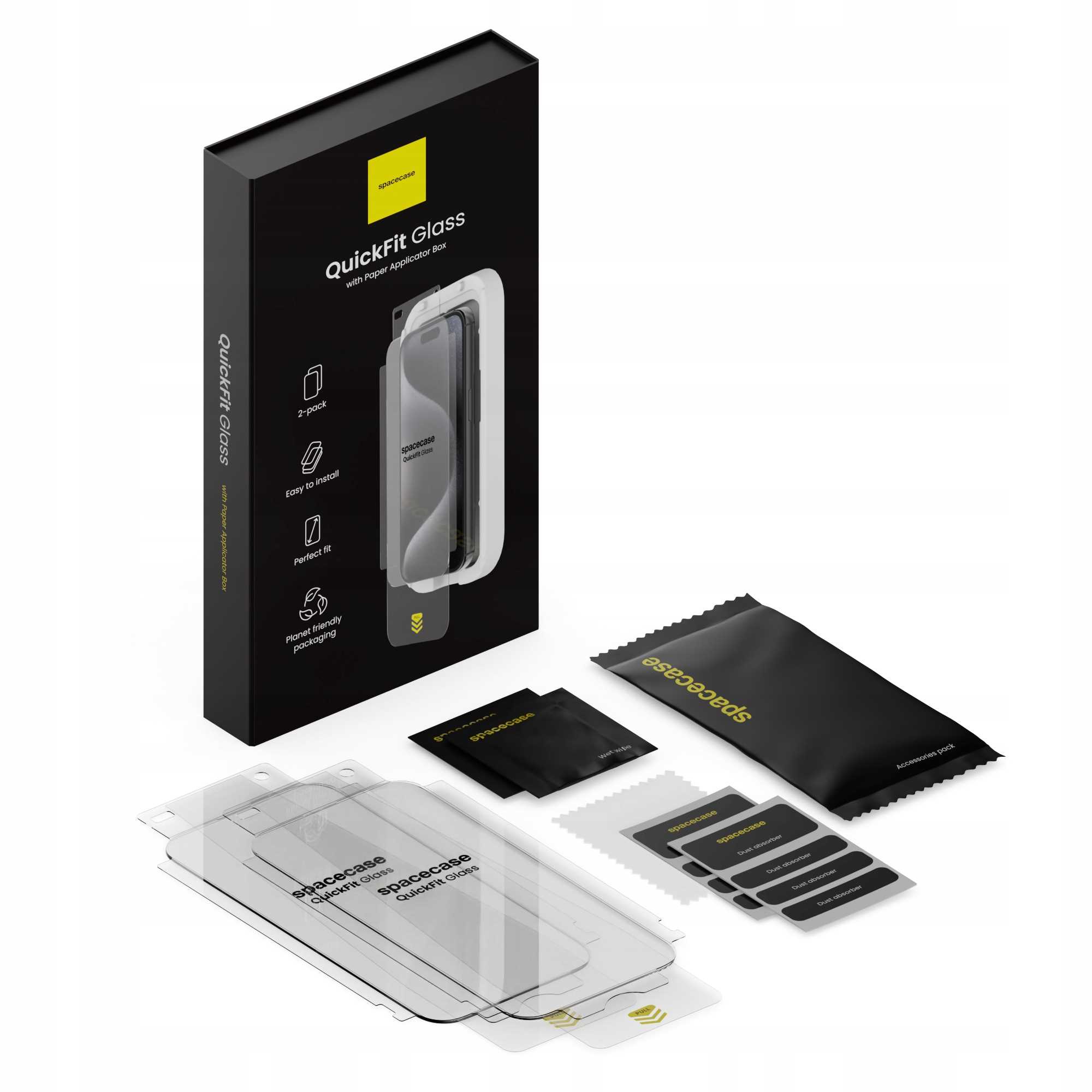 Pełna funkcjonalność – Cienkie szkło idealnie współpracujące z etui