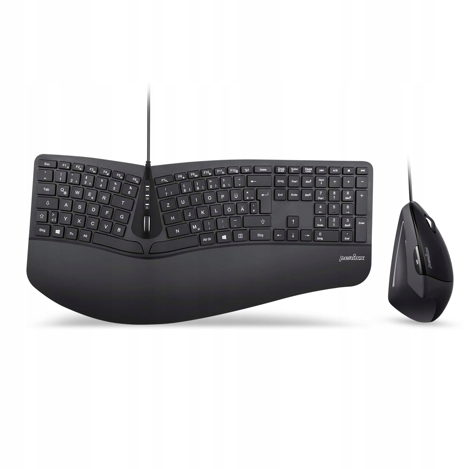 Zestaw klawiatura i mysz Perixx PERIDUO-505B – Ergonomia w Twoim biurze