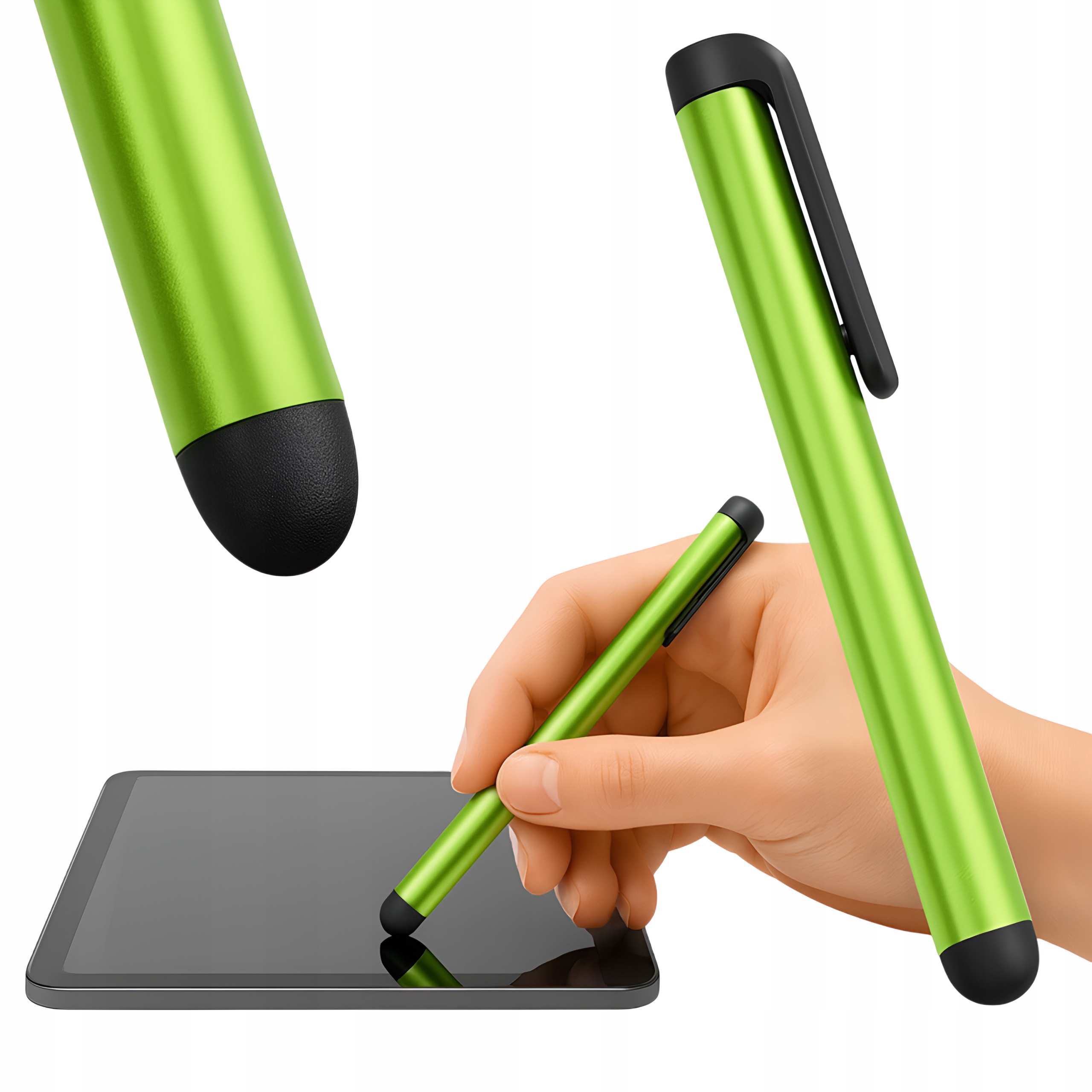 Rysik Do Telefonu Tableta Ekranów Dotykowy Pojemnościowy Zielony* 10,5 cm – Precyzja i wygoda w jednym
