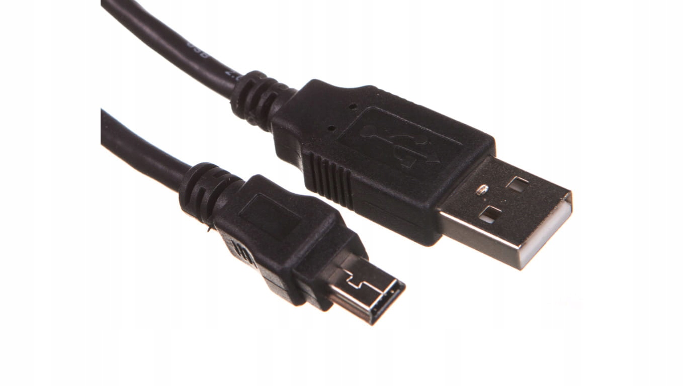 Kabel USB-A - miniUSB 1.8 m Czarny (50767) – Idealne połączenie dla Twoich urządzeń