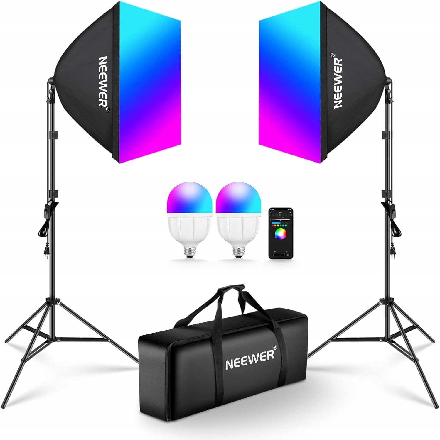 Zestaw Oświetleniowy 2x Softbox 60cm – Profesjonalne oświetlenie dla fotografów