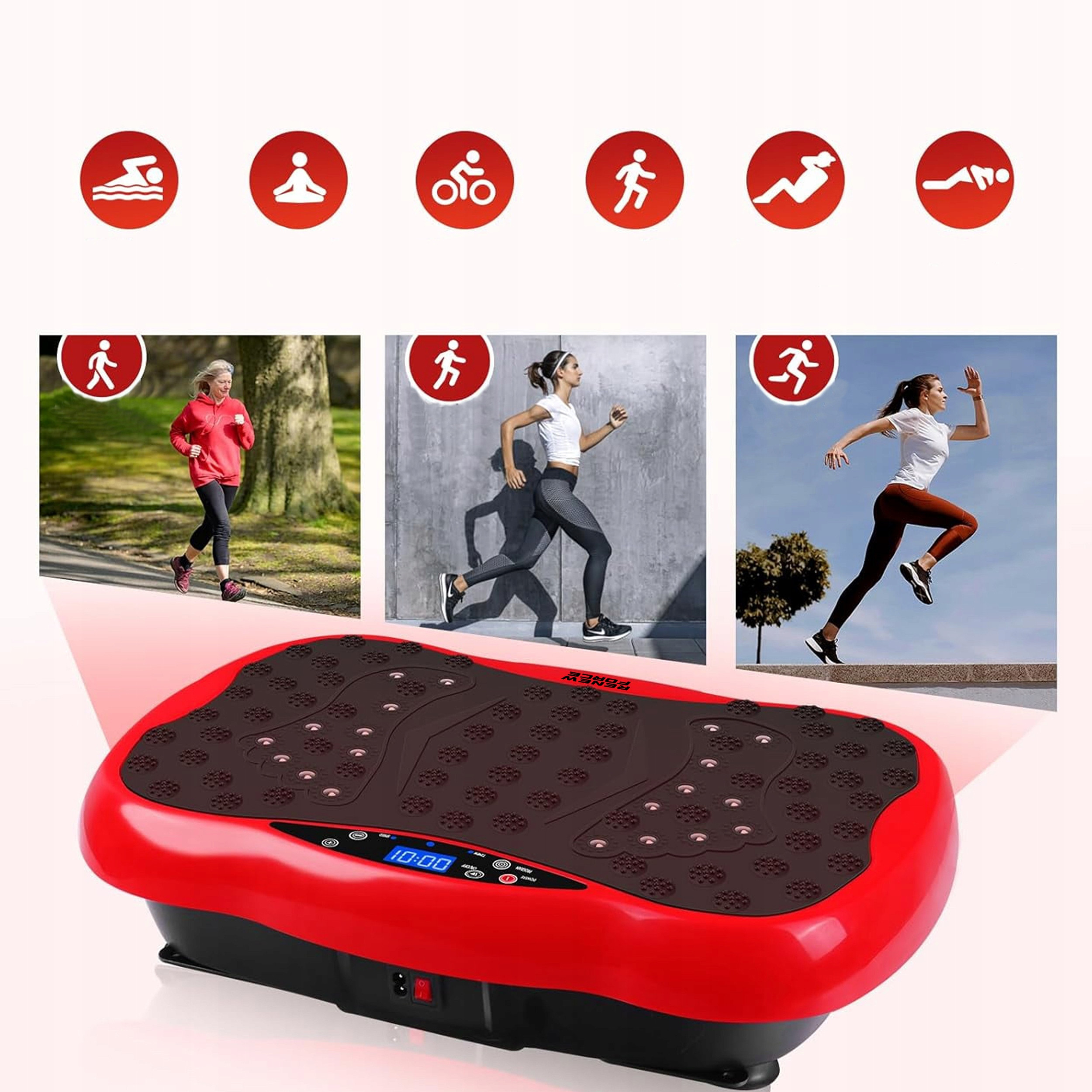 Wszechstronne działanie platformy wibracyjnej – Trening całego ciała