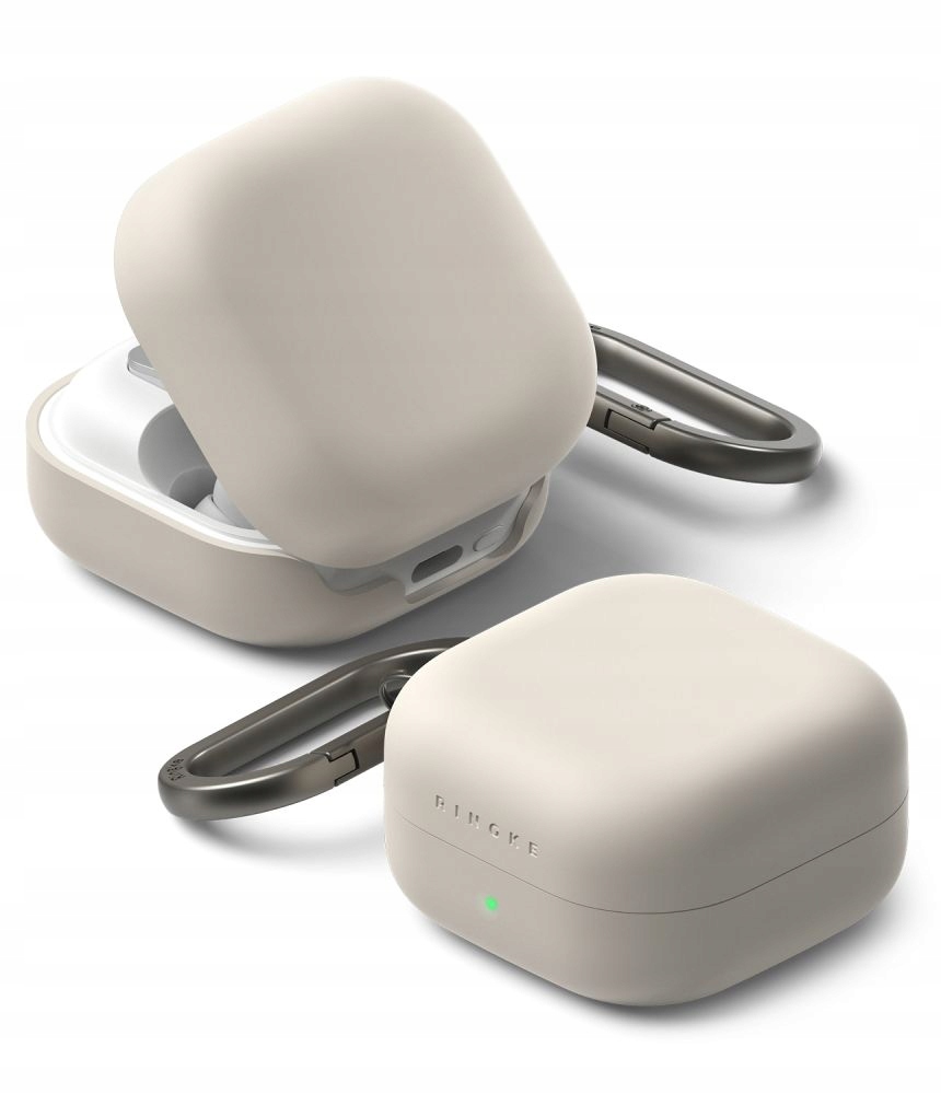 RINGKE SILICONE SAMSUNG GALAXY BUDS 4 / 4 PRO STONE – Elegancka ochrona dla Twoich słuchawek