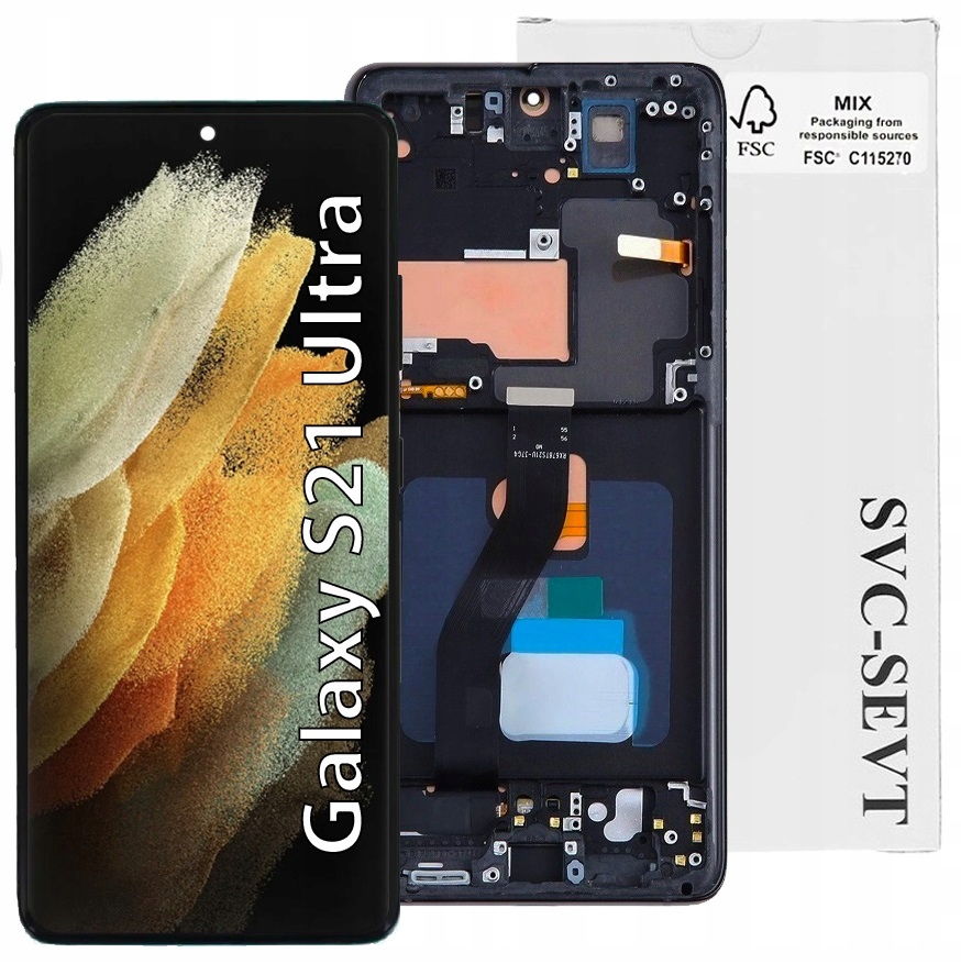Wyświetlacz do Samsung Galaxy S21 Ultra 5G G998 G998B – Oryginalna jakość HD