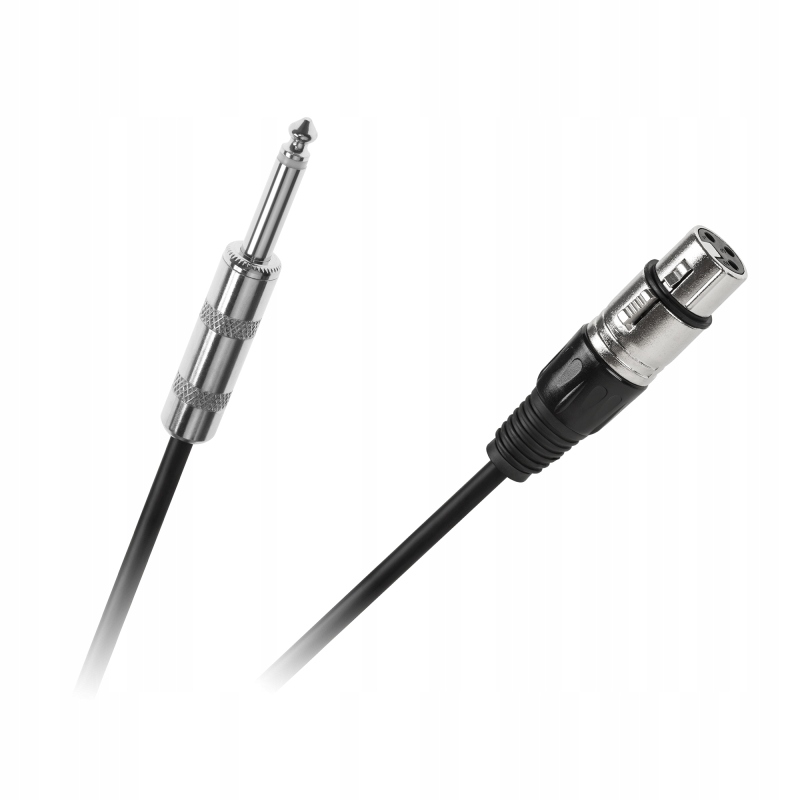 Długi kabel XLR - Jack 6,3 mm – Swoboda ruchu podczas nagrywania