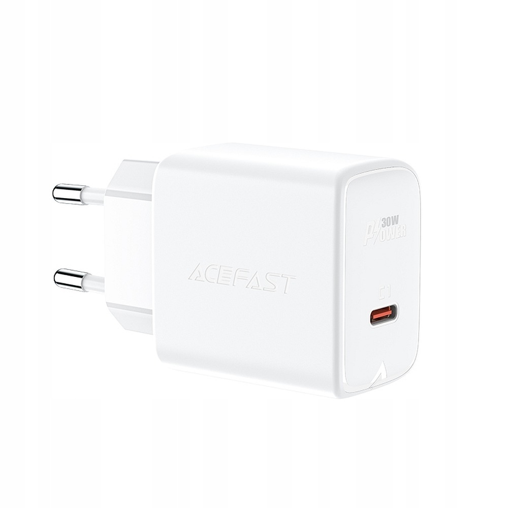 Acefast Ładowarka Sieciowa GaN USB Typ C 30W (A21) – Szybkie Ładowanie dla Twoich Urządzeń