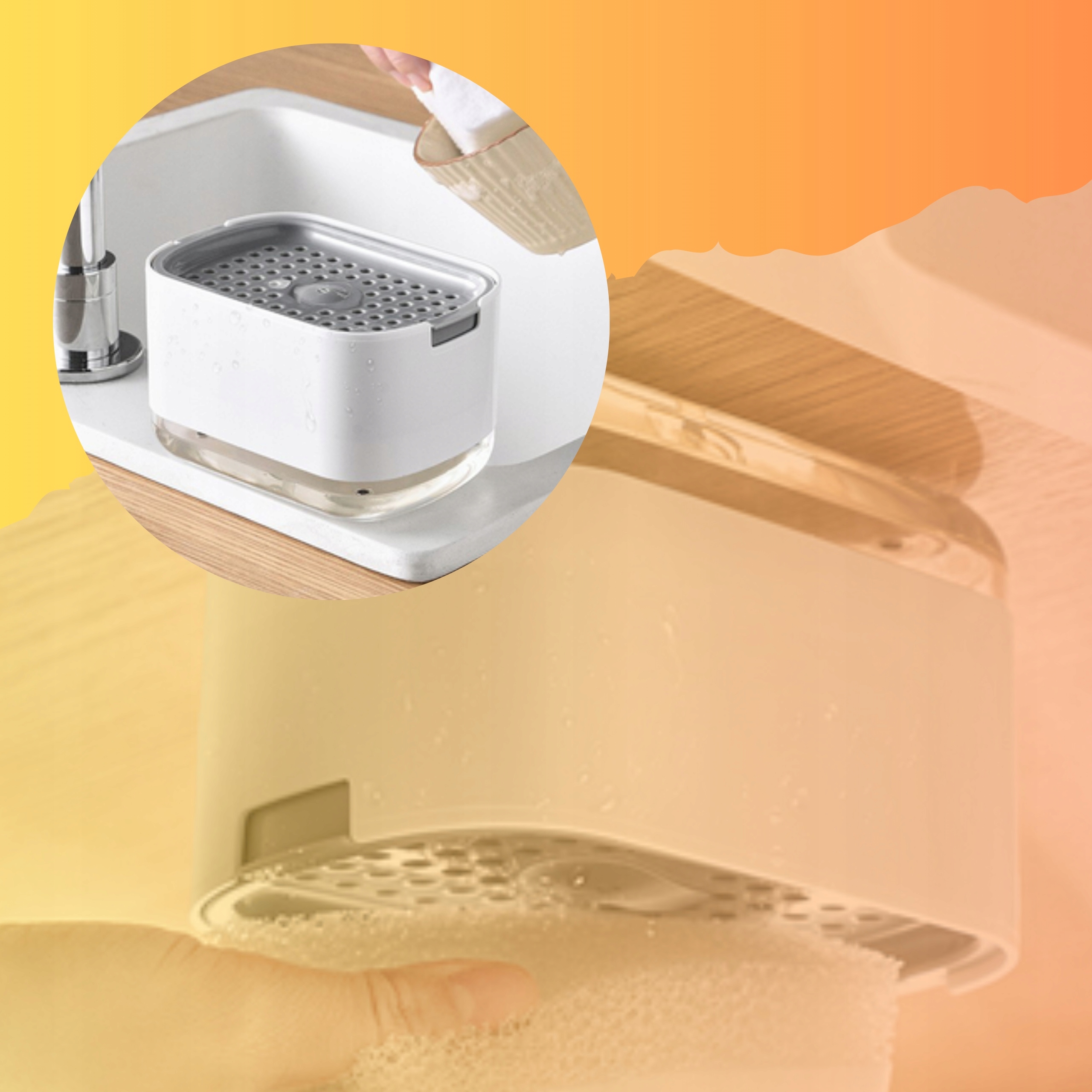 Dozownik do mydła Heckermann KH20017 – Praktyczny i estetyczny dodatek do kuchni