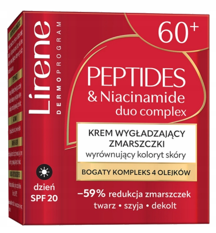 Lirene Krem Wygładzający Zmarszczki Wyrównujący Koloryt 60+ na Dzień – Twoje codzienne wsparcie w pielęgnacji