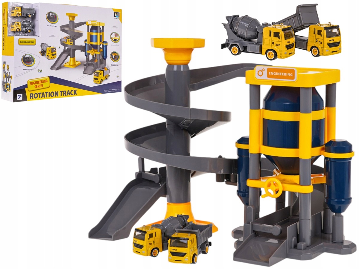 Tor Plac Budowy + Akcesoria – Kreatywna zabawa dla najmłodszych