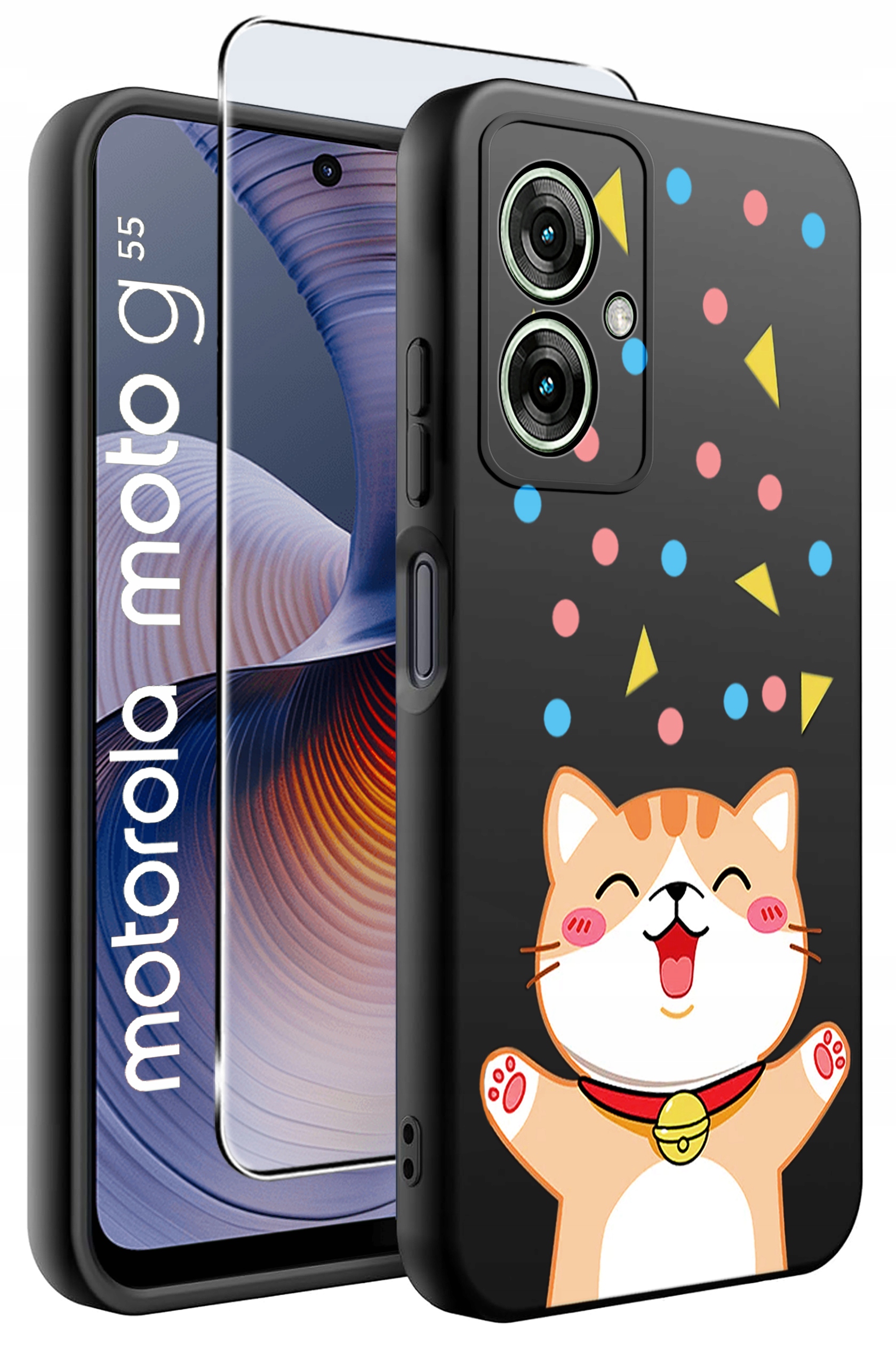 Etui do Motorola Moto G55 5G WZORY SILIKONOWE MATT CASE – Ochrona i styl w jednym