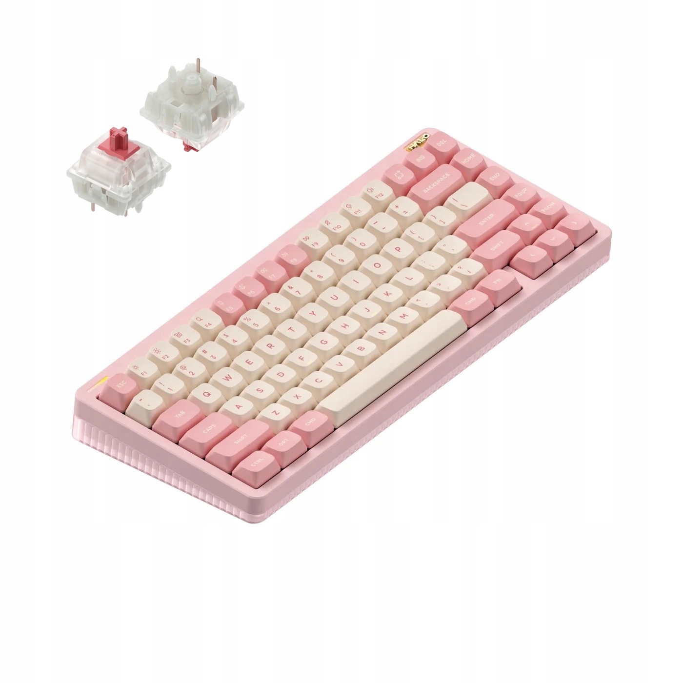 Nuphy Halo75 V2 - Bezprzewodowa Klawiatura Mechaniczna Sakura Fizz Silent Red