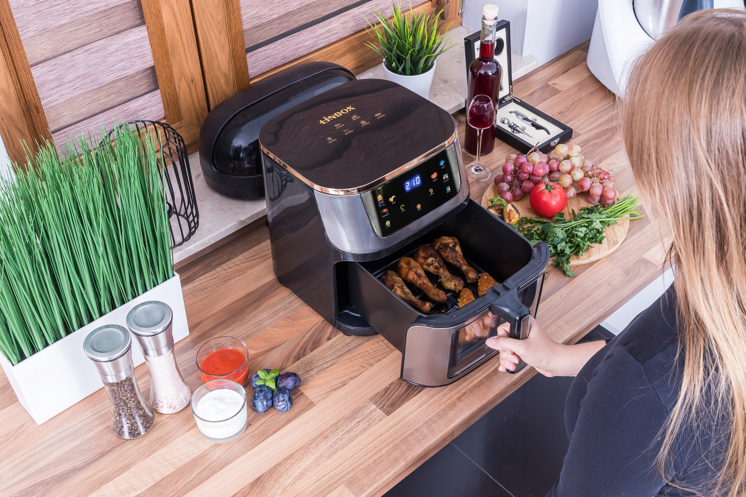 Podgląd przez okienko – Kontrola procesu gotowania