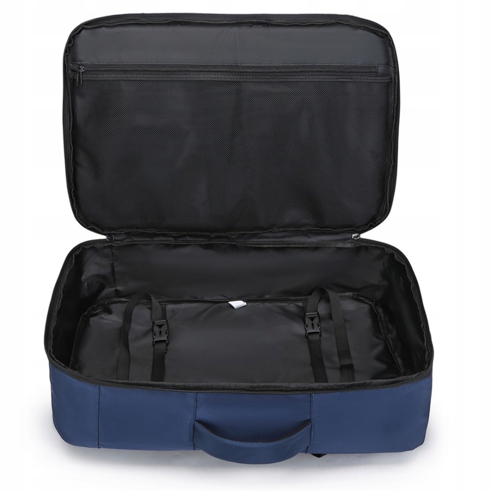 Komfort noszenia dzięki regulowanym szelkom i wentylowanej wyściółce