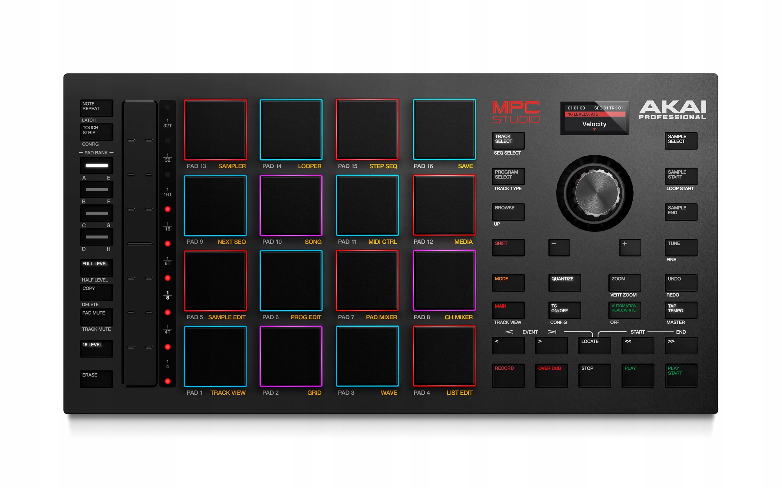 Dynamiczne pady RGB z aftertouch
