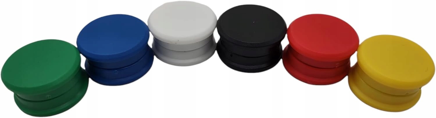 Kompaktowe i kolorowe magnesy do tablic magnetycznych