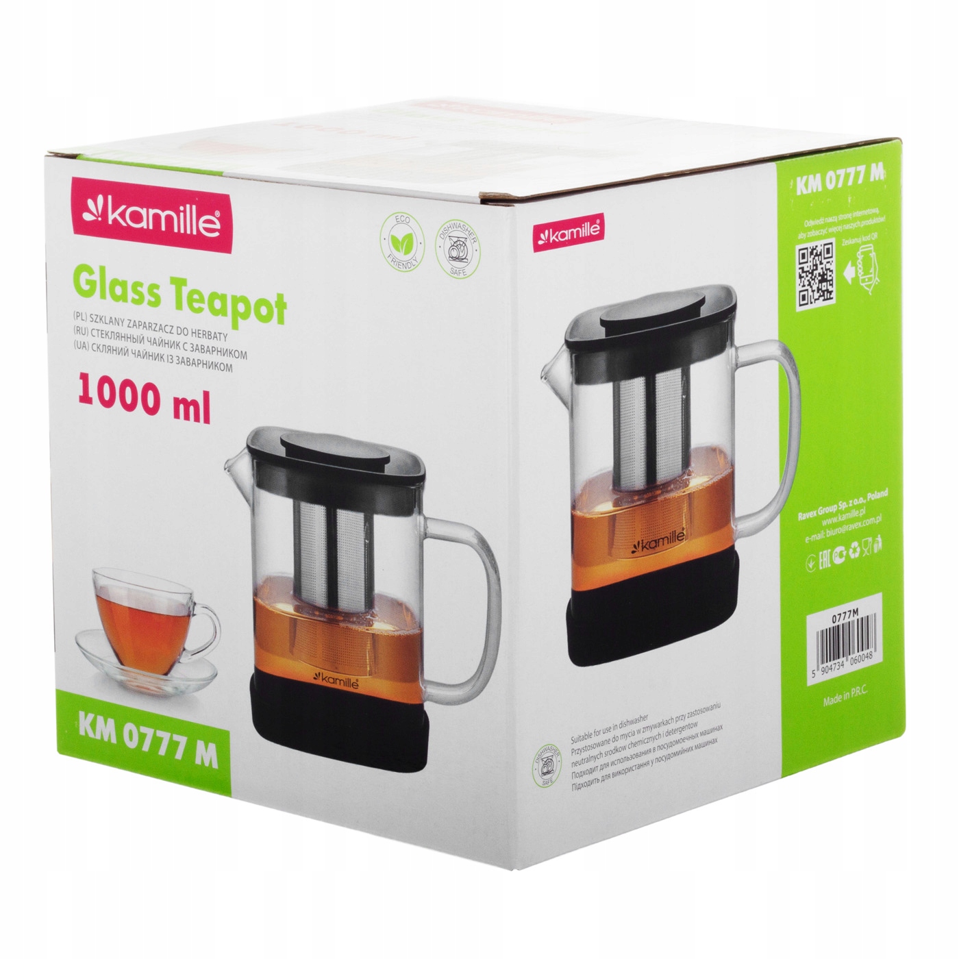 Pojemność 1000 ml – Doskonały dla miłośników herbaty