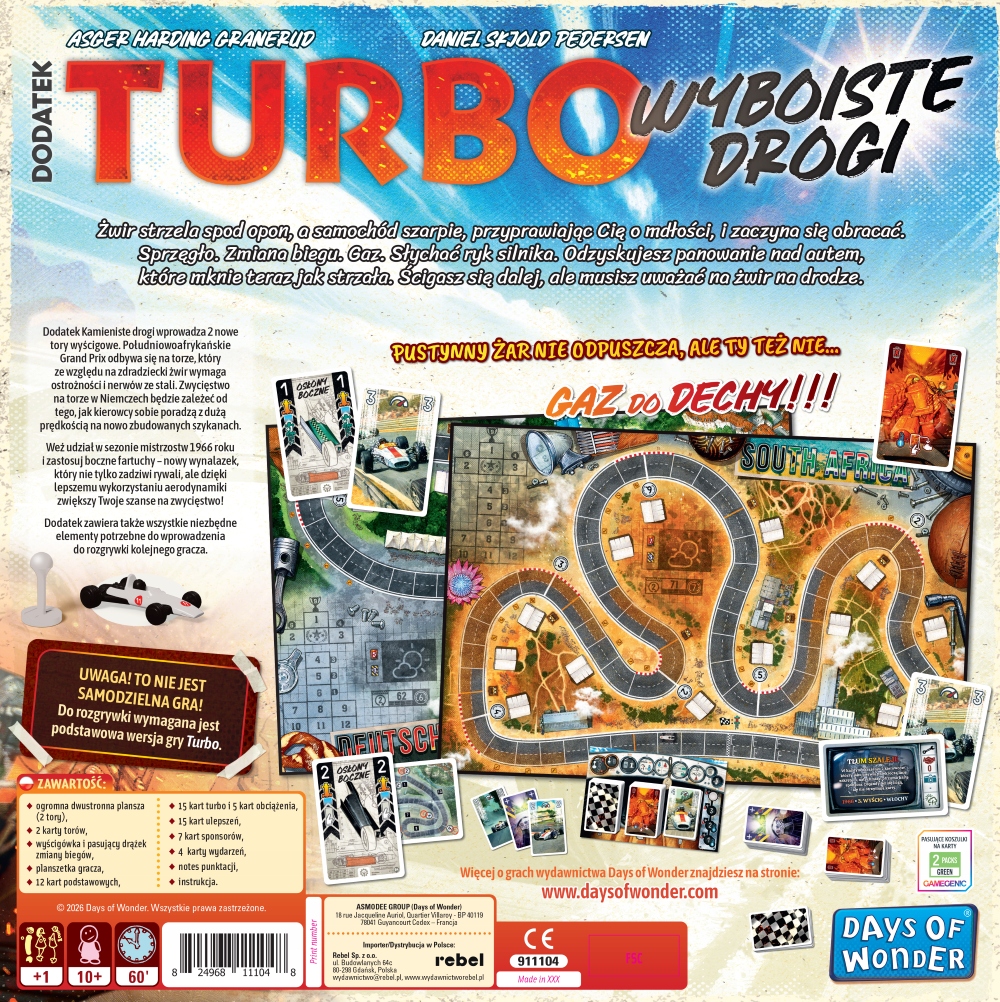 Zawartość pudełka – Co znajdziesz w grze Turbo: Wyboiste drogi?