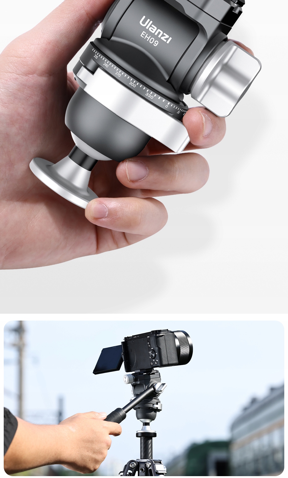 Wygodna rączka z gumowym wykończeniem – Komfort podczas długotrwałego filmowania