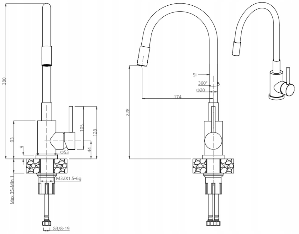 Kompaktowe wymiary 70x44x17,5 cm – Idealne do każdej kuchni