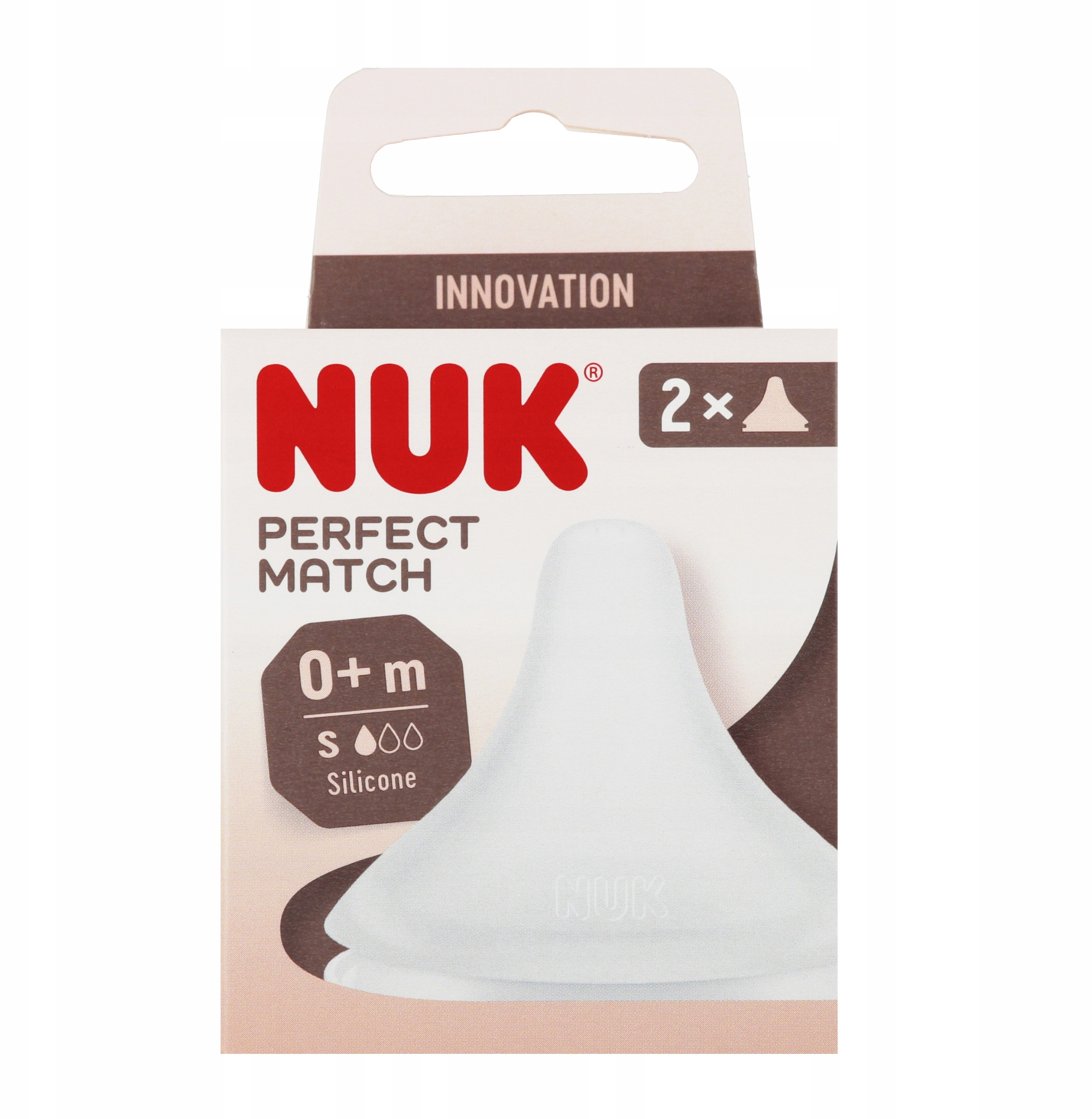 NUK Smoczek do butelki silikonowy S Perfect Match op. 2 szt. 10709032 – Idealny wybór dla Twojego dziecka