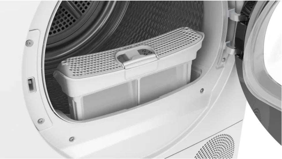 Typ i pojemność suszarki – Wolnostojąca z maksymalnym wsadem 8 kg